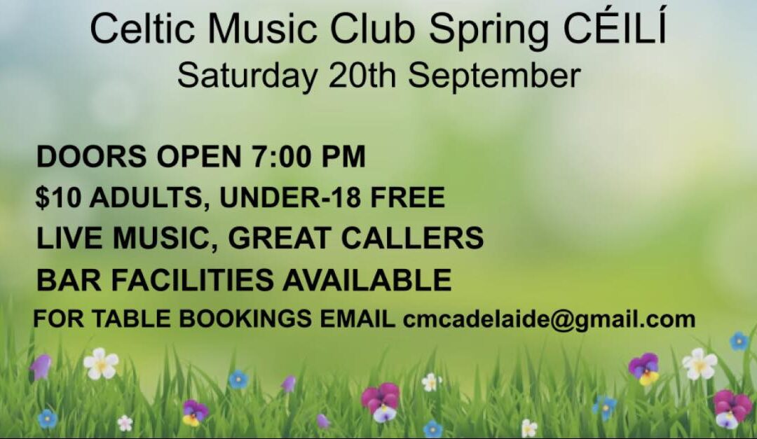 Bush Dance-  Celtic Music Club of South Australia Inc
