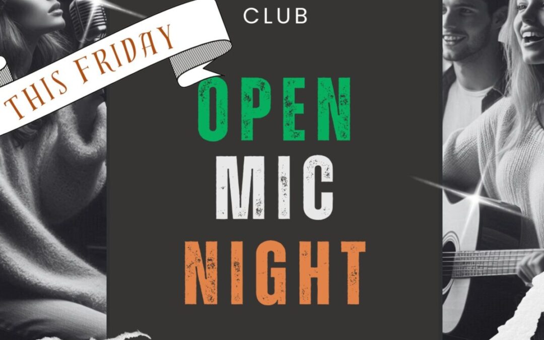 🎤✨ Open Mic Night at the Adelaide Irish Club! ✨🎶